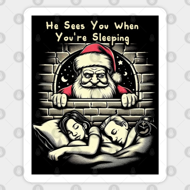 He Sees You, When You are Sleeping Sticker by Trendsdk